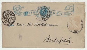 Alter Briefumschlag - Schriftstück Gravenhage nach Bielefeld, 1895 - Bild 1 von 2