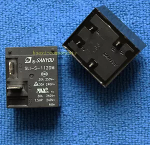 5 Stck. ORIGINAL SLI-S-112DM 12VDC Relais SANYOU NEU - Bild 1 von 1