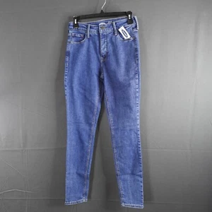 Old Navy Women Jeans 2 Blue Rockstar Skinny Minimalist Core Basic Clean Girl NEW - Picture 1 of 12