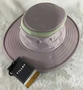 Tilley Mini Airflo Explorer Hat Unisex Kid's Small Soft Mauve UPF 50+ Nylon New! - Picture 1 of 9