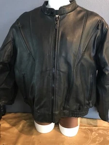 Heavy Leather Bikers X-Large ? JACKET MEN'S Nice, No Labels Save $$$$ Nice - Picture 1 of 7