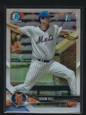 2018 Bowman Chrome Draft Refractors  #BDC154  ADAM HILL   METS