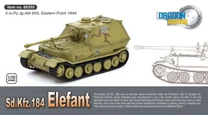 Dragon Armor 1:72 ELEFANT 3/S.PZ.JG.ABT.653 EASTERN FRONT 1944 - 60355 - Imagen 1 de 1