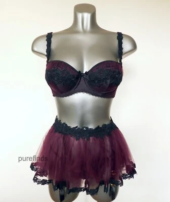 SUJETADOR AGENTE PROVOCATEUR LIANNE 34B TIRANTES Y TANGA TALLA 2 UK 8 NUEVO CON ETIQUETAS Foto 1 de 4