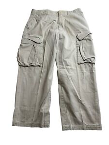 Bugle Boy Jeans Mens Cargo Pants 33X27 Baggy Y2K Wide Jnco Silver tab Skate