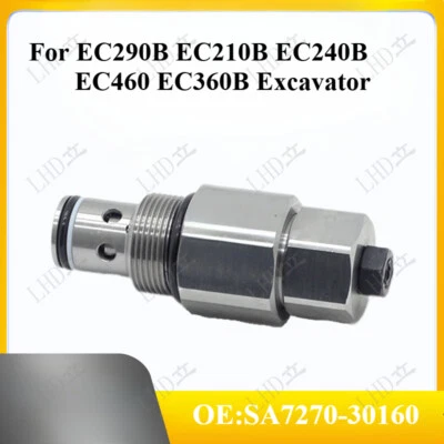 VOE14552089 Overflow Valve For EC290B EC210B EC240B EC460 EC360B Excavator, - Image 1 of 3