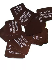 1000 Tabs Best Anti-Tarnish poly Tabs 1X1 Inch Square new arrive for jewelry - Picture 1 of 4