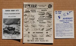 MISCELLANEOUS MODEL KIT RELATED-PAPER ITEMS