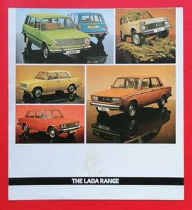 Folleto de ventas LADA RANGE 1983-84 - Niva Riva 1200 1500 1600 Estate - Imagen 1 de 3