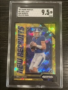 2023 Prizm Draft Picks New Recruits Will Levis GOLD CRACKED ICE NR-2 RC KY TN 🔥 - Picture 1 of 2