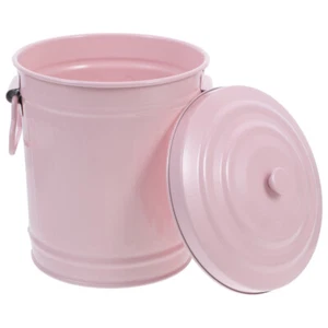 Bedroom Trash Can with Lid Small Trashcan Desk Garbage Cans Bathroom - Picture 1 of 12
