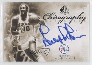 2008-09 SP Authentic Chirography George McGinnis #C-GM Auto HOF