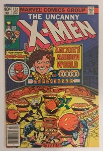 X-men #123 (Arcade's Murder World!/Spider-Man app) 1979 Bryne/Claremont - Picture 1 of 2