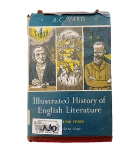 Illustrated History of English Literature by A C Ward vol 3 1952 vintage - Imagen 1 de 5