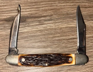 Vintage Heritage Cutlers 2 Blade Pocket Knife - RARE See Pics - Picture 1 of 2