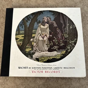 Kirsten Flagstad, Lauritz Melchior – 78 rpm Victor Set M644: WAGNER scenes; V+/V - Bild 1 von 12