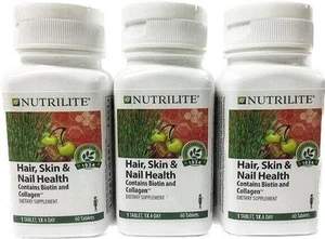 3x Nutrilite Hair Skin & Nail Health Biotin And Collagen Supplement Vitamin - Picture 1 of 1