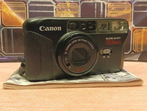 Canon Sure Shot TELEmax Point & Shoot 35mm Film Camera 38/70mm Lens - TESTED - Picture 1 of 13