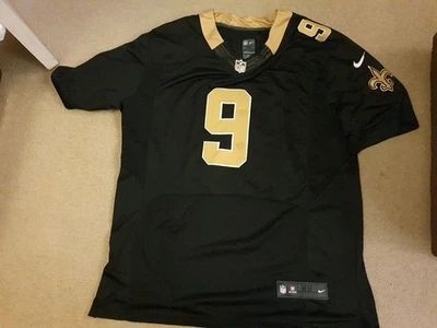 NFL New Orleans Saints Jersey Brees No 9 Size 56 Onfield - Image 1 of 4