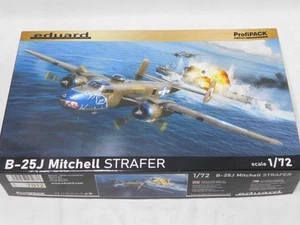 1/72 Eduard WWII US B-25J Mitchell Strafer Gun Nose Bomber Plastic Model Kit - Picture 1 of 2