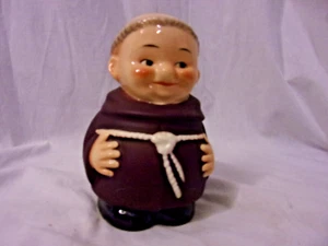 Vintage Goebel Hummel Mönch Mönchsbruder Stecken braun Sparschwein ohne Schlüssel - Bild 1 von 3