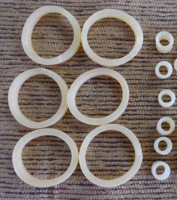 CATHIE LEE #7 SET OF DOLL REPAIR RUBBER BANDS RESTRINGING FOR 8" DOLLS