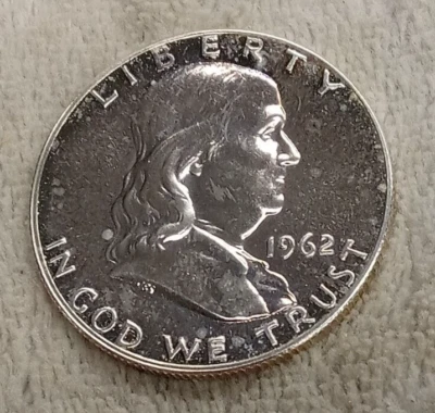 1962 P FRANKLIN PROOF  HALF DOLLAR TP-3360 - Image 1 of 2
