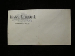 OLD ENVELOPE: HOTEL HARROD HARRODSBURG, KENTUCKY COTTON BROS. PROPRIETORS. - Picture 1 of 2