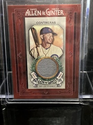 Willson Contreras 2022 Topps ALLEN & GINTER GAME USED MEMORABILIA #MFR-WC - Image 1 of 2