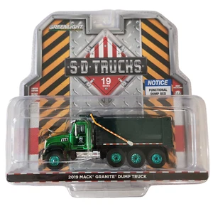 Greenlight CHASE GREEN MACHINE 45190-C SD Trucks 2019 Mack Granite Dump Truck NY - Picture 1 of 3