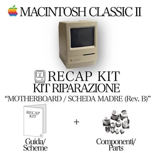 Kit Recap Riparazione Apple Macintosh CLASSIC II Rev. B Motherboard Capacitor - Bild 1 von 3