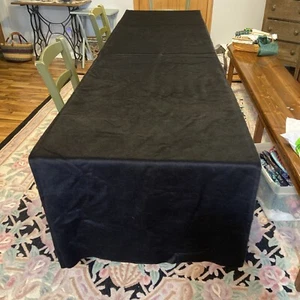 Forstmann Wollstoff schwarz über ca. 110 Zoll lang 56 cm breit - Bild 1 von 18