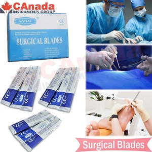 Scalpel Blade # 23 Dental Surgical Premium Instruments Set of 100 - Picture 1 of 3