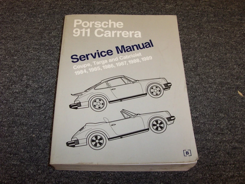 Porsche 911 Carrera 1984 1985 1986 1987 1988 1989 manual de reparación de servicio de taller Foto 1 de 1