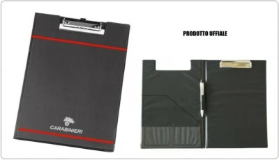 Cartella Pattuglia Porta Block-Notes Verbali Arma Radiomobile NAS Carabiniere