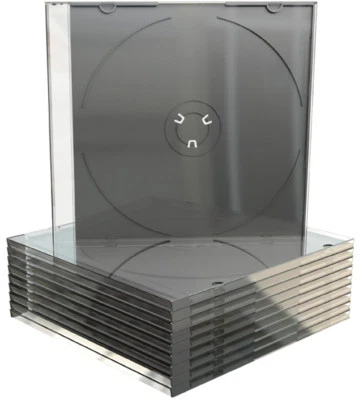 100 MediaRange Hüllen CD / DVD Slim Case Leer hülle für 1 Disk Box professional - Bild 1 von 2