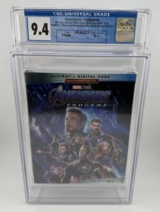 Avengers Endgame (2019) Blu-ray - New Sealed Slipcover Graded CGC 9.4 A++ - Imagen 1 de 12