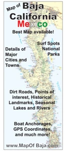 Map of Baja California, Mexico - Picture 1 of 3