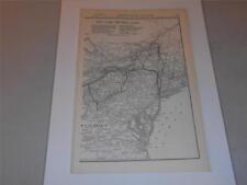 Argentina c.1908 Buenos Ayres Midland Railway A Pair of Maps During  Construction