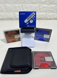 Sony MZ-N710 Mini Disc Player/Recorder Walkman - Blue - Picture 1 of 24