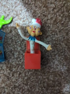 CHARLIE IN THE BOX Plastic PVC Figure RUDOLPH Misfit Toy CLASSIC MEDIA Red - Picture 1 of 1