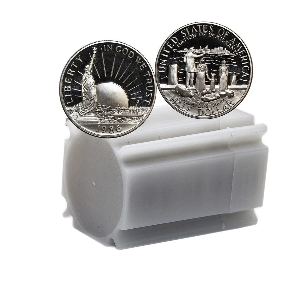 1986 Statue of Liberty 20 coin Roll Proof Commemorative 50c Half dollar - Image 1 of 4