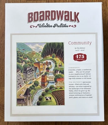  Rompecabezas de madera Boardwalk 475 piezas - Comunidad - ¡COMPLETO! Foto 1 de 4