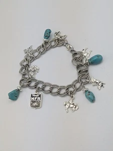 Western Damen Rodeo Bettelarmband mit Türkis - Bild 1 von 11