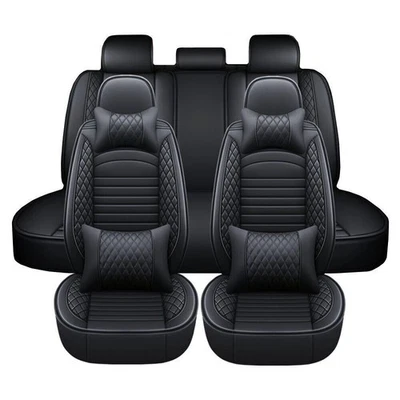 For Scion tC xB PU Leather Car Seat Covers 5Seats Cushion Front + Rear Full Set - Image 1 of 4