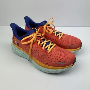 Scarpe sportive Hoka Clifton 8 arancioni da corsa passeggio uomo taglia 8 D PULITE! - Foto 1 di 10