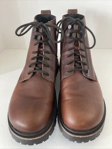 Botas medias de encaje BIRKENSTOCK Highwood, cuero marrón, talla 46 = 13 - Imagen 1 de 12