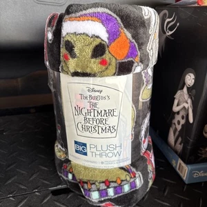 Big One The Nightmare Before Christmas Oversized Plush Throw 5ft x 6ft Halloween - Imagen 1 de 5