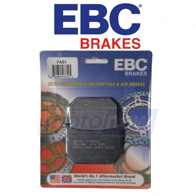 EBC Front Organic Brake Pads for 1981-1982 Suzuki GS450T - Brake Brake uo Foto 1 de 4