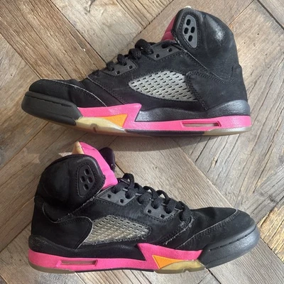 Niñas Nike Air Jordan V 5 Floridian Negro 2013 Retro GS 440892-067 talla 6Y Foto 1 de 4